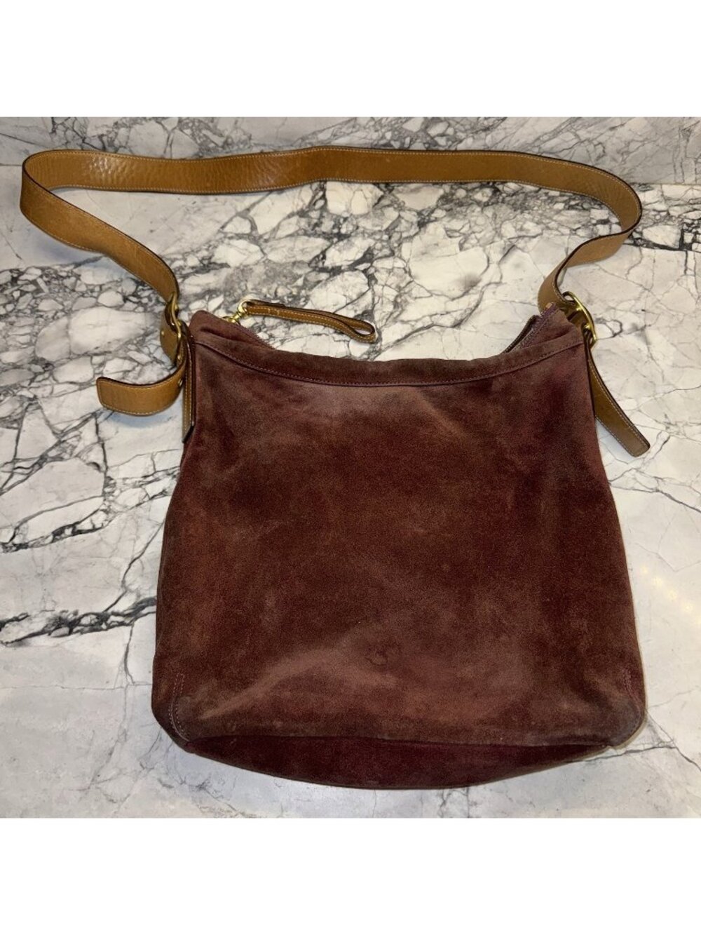 VTG Coach Legacy Hobo Satchel Tote Suede